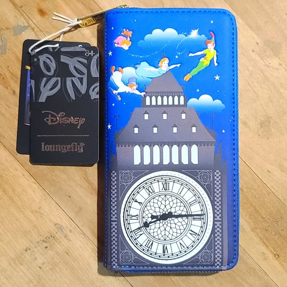 Loungefly Bags Loungefly Disney Peter Pan Clock Glow In The